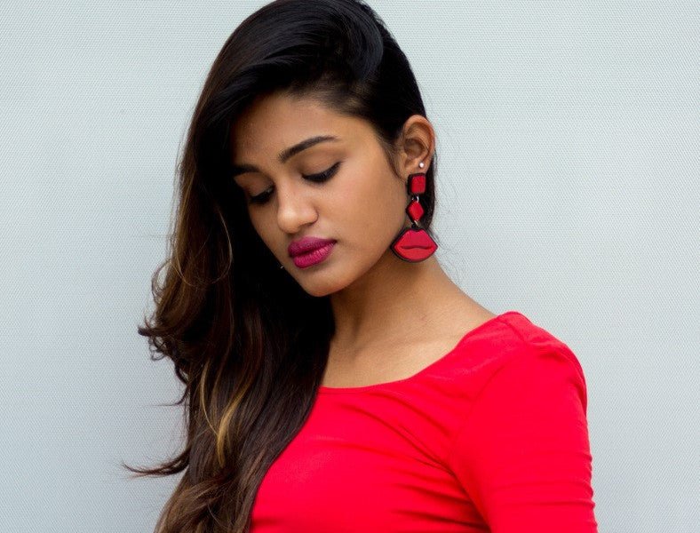 Call her a RockChick Or a petite Little Miss.Sunshine! Peppy earrings by Bellofox have surely popped-up her Eye-Candy Looks!