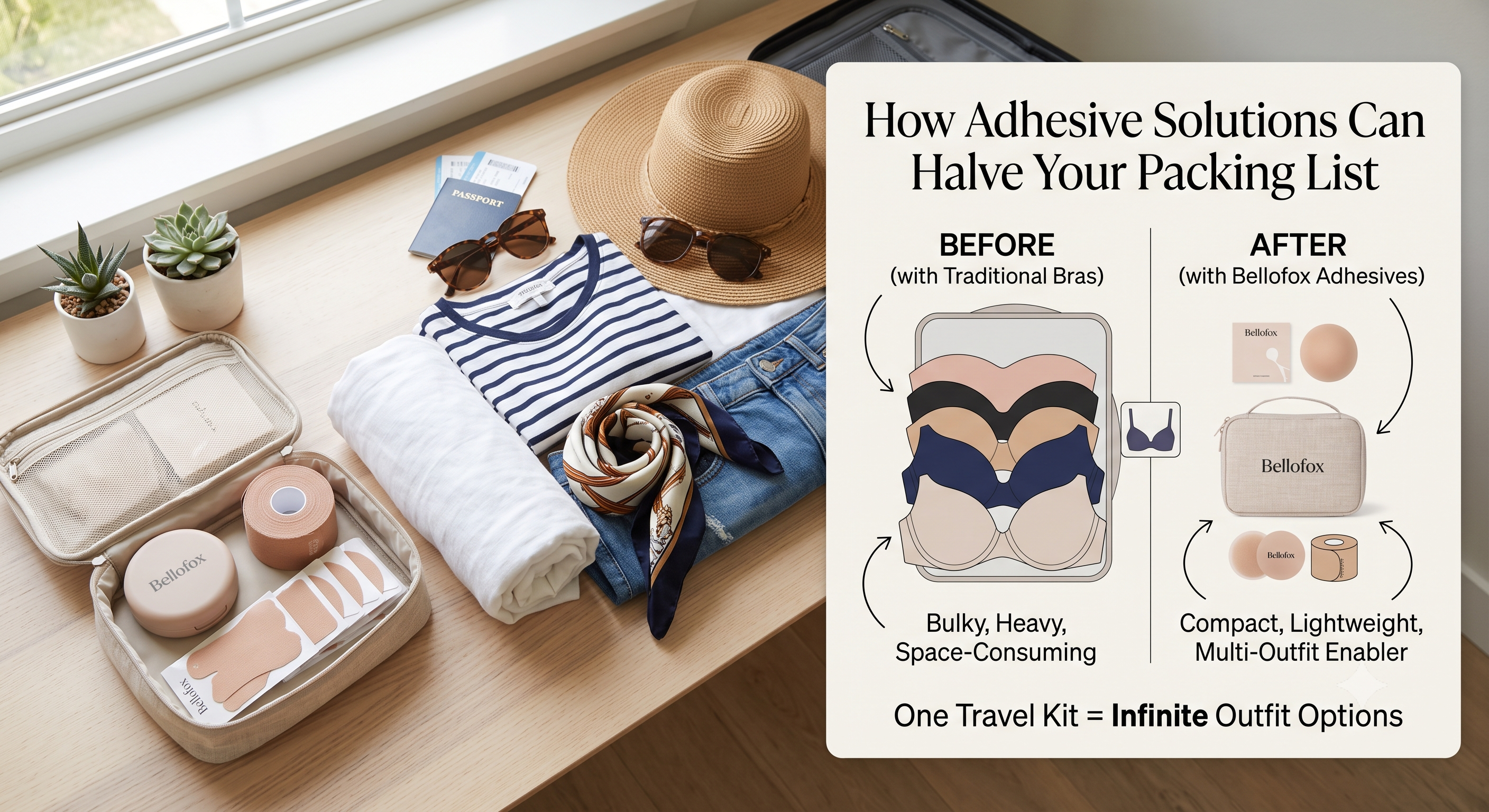 Your Travel Capsule’s Secret Weapon: How Adhesive Solutions Can Halve Your Packing List