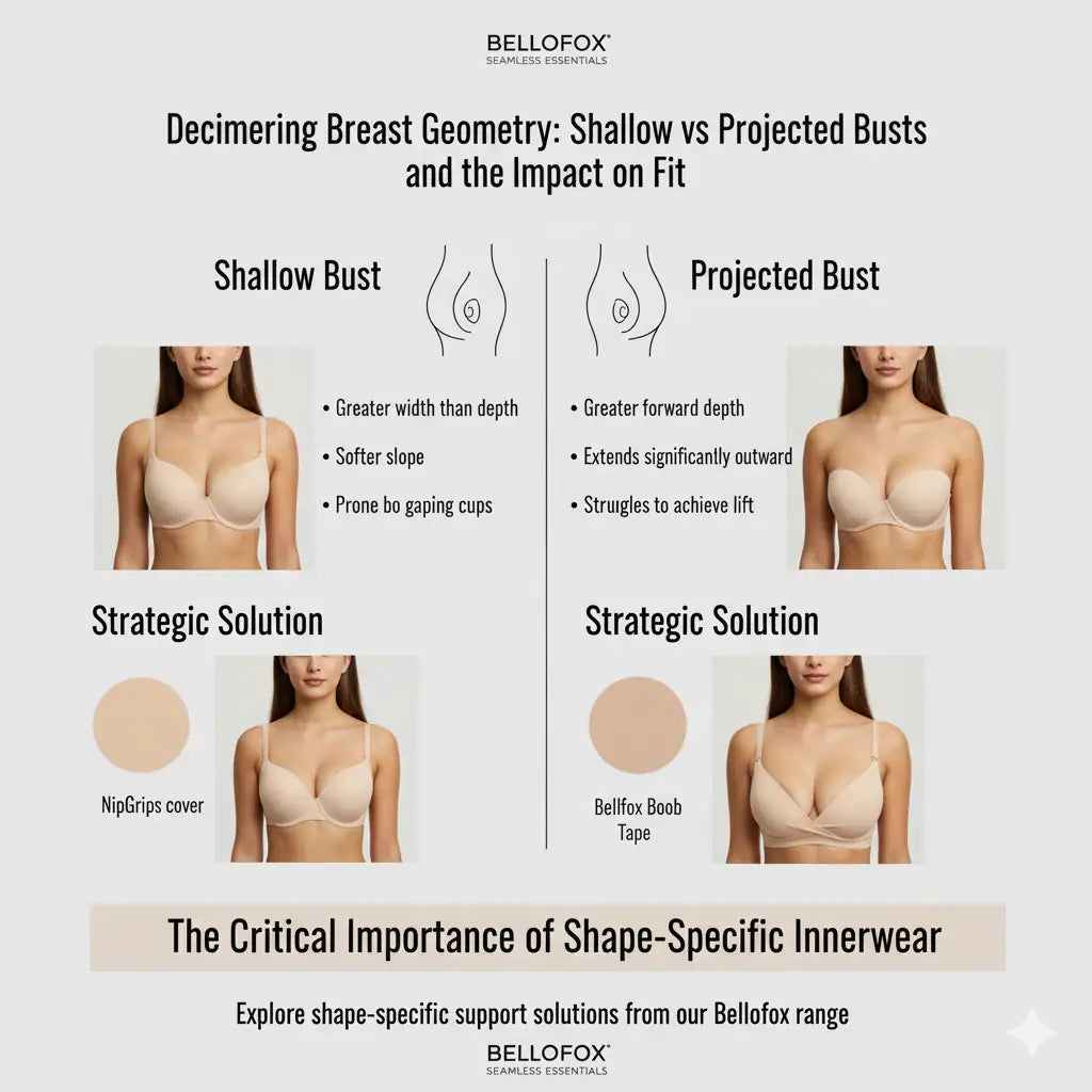 📏 Deciphering Breast Geometry: Shallow vs. Projected Busts and the Impact on Fit