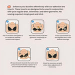 Sticky Bra Push Up Inserts Set - Reusable