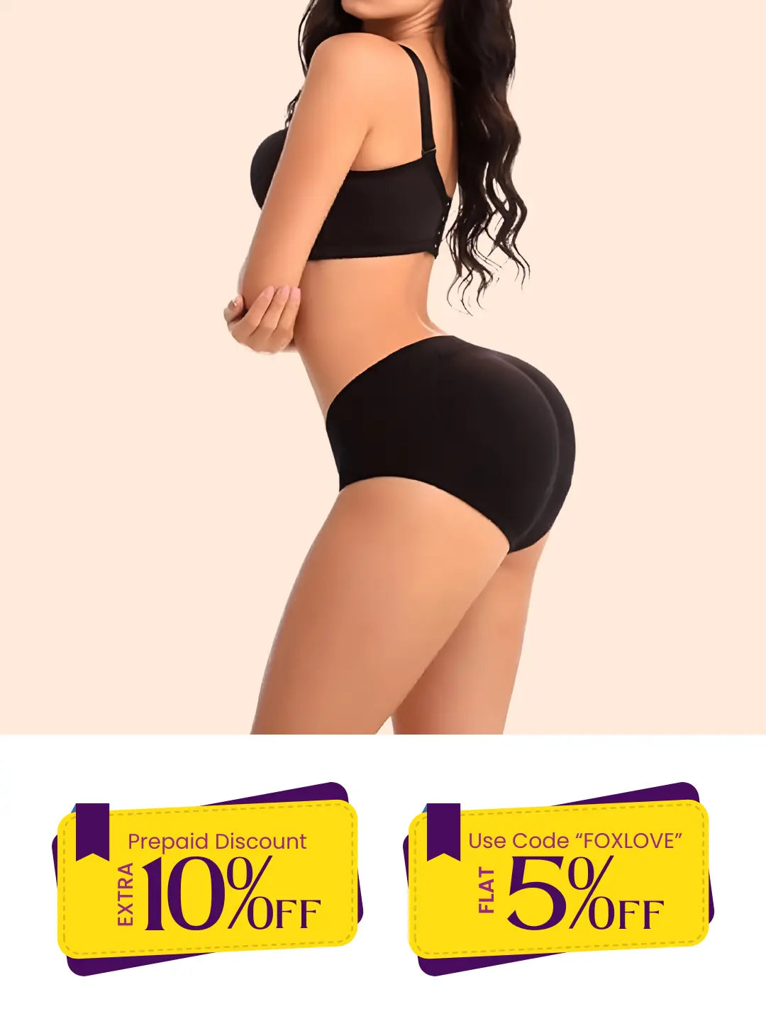 Padded Panties Underwear butt enhancer