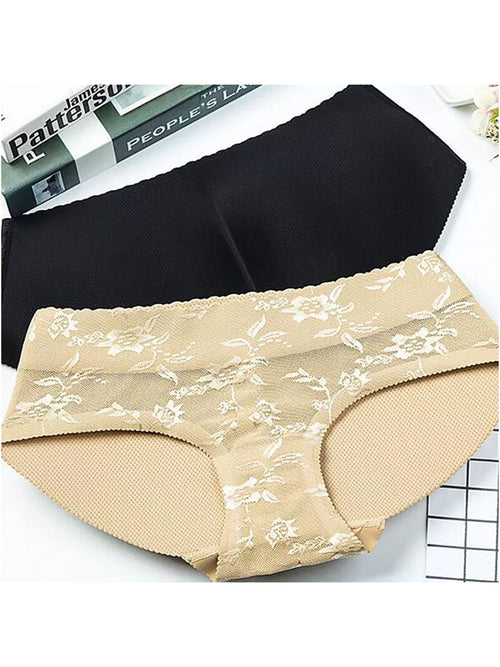 Padded Lace Panties Underwear butt enhancer