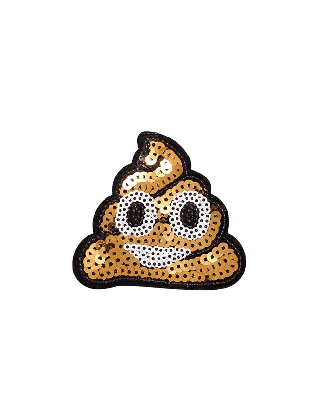 Bellofox Poop Emoji Iron On Patch Accessories