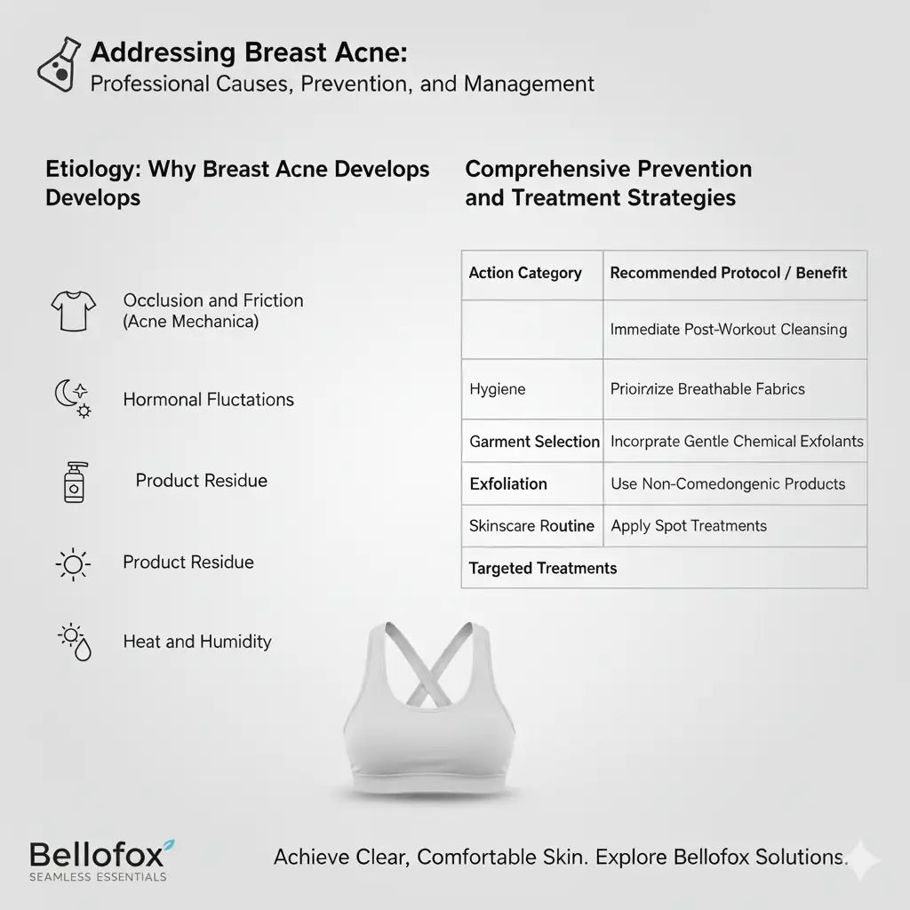 🔬 Addressing Breast Acne: Professional Causes, Prevention, and Management
