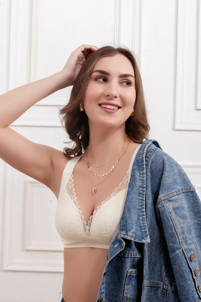 White Laena Wireless seamless Bra