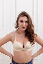 Beige Myra Wireless seamless Bra