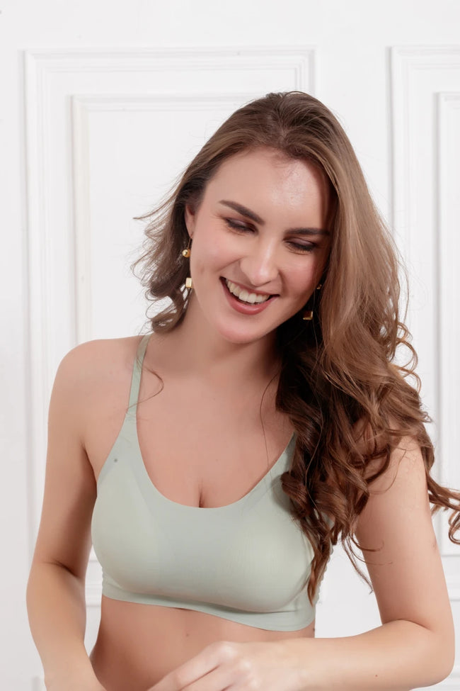 Sea Green Mya Wireless seamless Bra