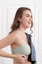 Sea Green Mya Wireless seamless Bra