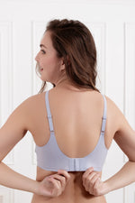Silver Grey Alysanne Wireless seamless Bra