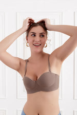 Coffee Naerys Wireless seamless Bra