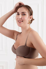 Coffee Naerys Wireless seamless Bra