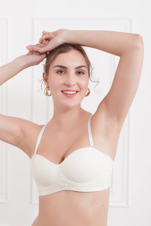 Offwhite Naerys Wireless seamless Bra