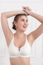 Offwhite Alicent Wireless seamless Bra