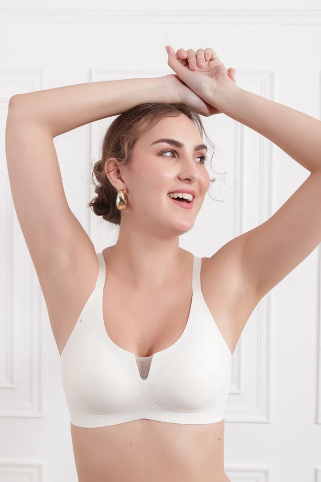 Offwhite Alicent Wireless seamless Bra