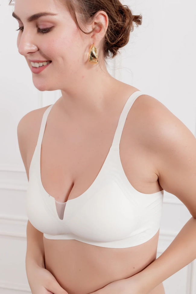 Offwhite Alicent Wireless seamless Bra