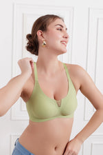 Green Alicent Wireless seamless Bra