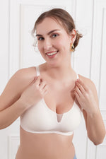 Peach Alicent Wireless seamless Bra