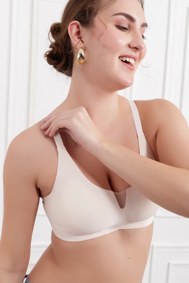 Peach Alicent Wireless seamless Bra