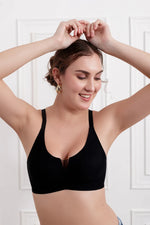 Black Alicent Wireless seamless Bra