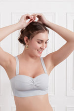 Grey Helaena Wireless seamless Bra