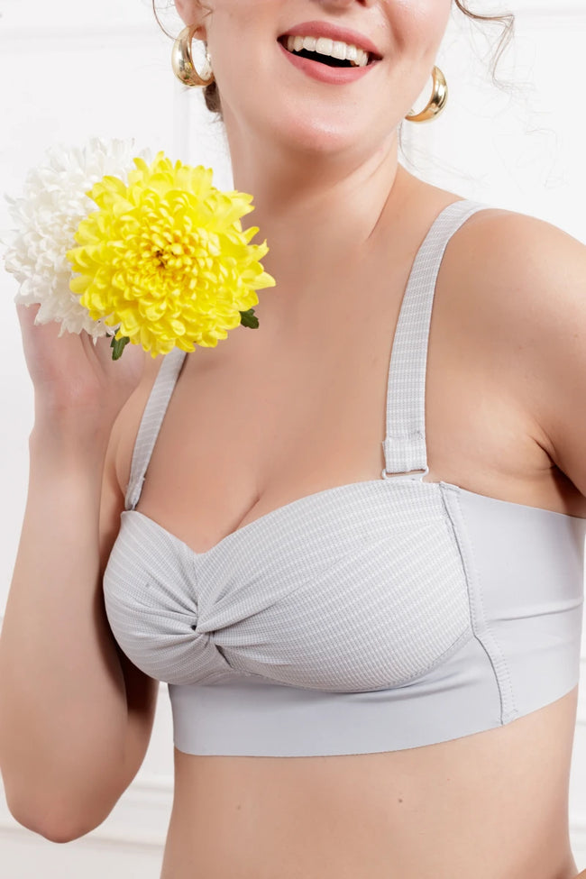 Grey Helaena Wireless seamless Bra