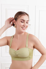 Green Helaena Wireless seamless Bra