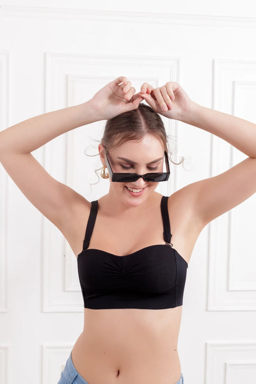 Black Helaena Wireless seamless Bra