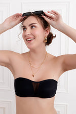 Black Daena Wireless seamless Bra