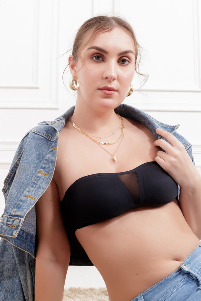 Black Daena Wireless seamless Bra