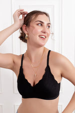 Black Rhaena Wireless seamless Bra