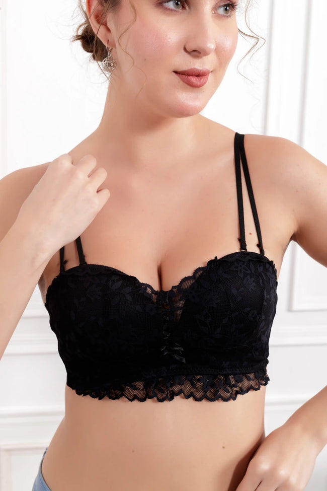 Black Shiera Wireless seamless Bra