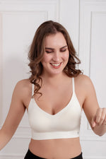 White Nym Wireless seamless Bra