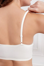 White Nym Wireless seamless Bra