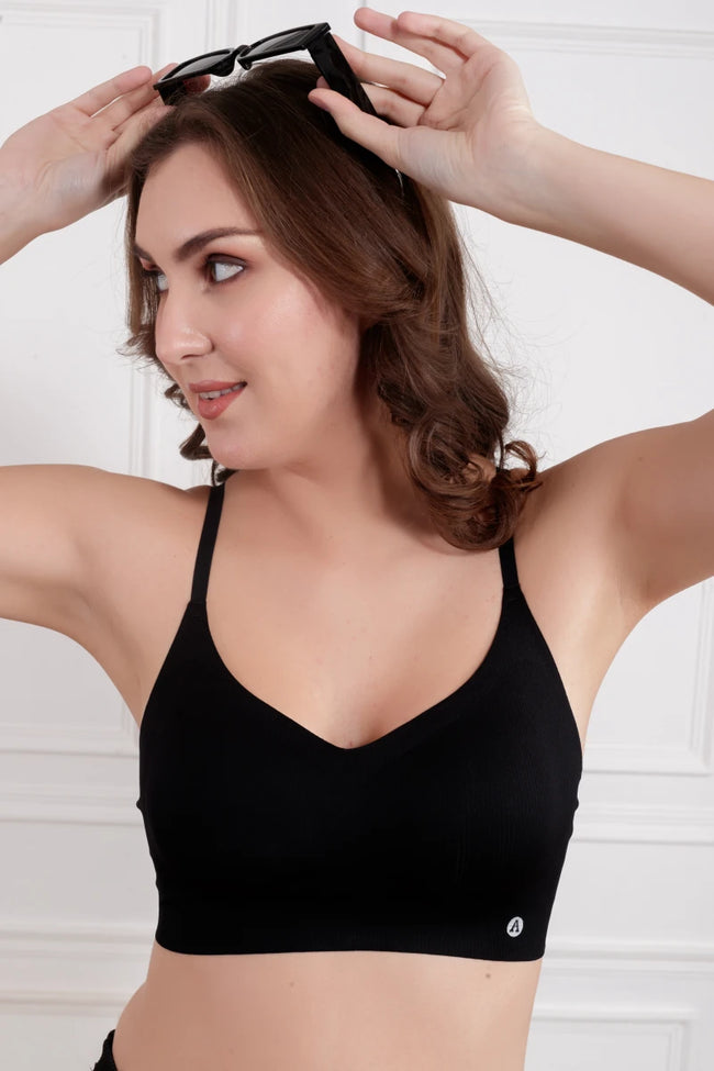 Black Nym Wireless seamless Bra