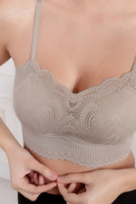 Grey Arianne Wireless seamless Bra