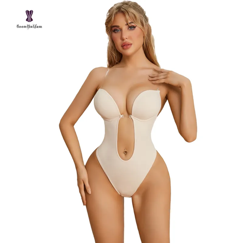 Plunge U Bodysuit Thong Bodyshaper