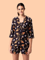 Floral Bliss NIght Suit