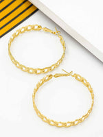 Gold Avery Hoops