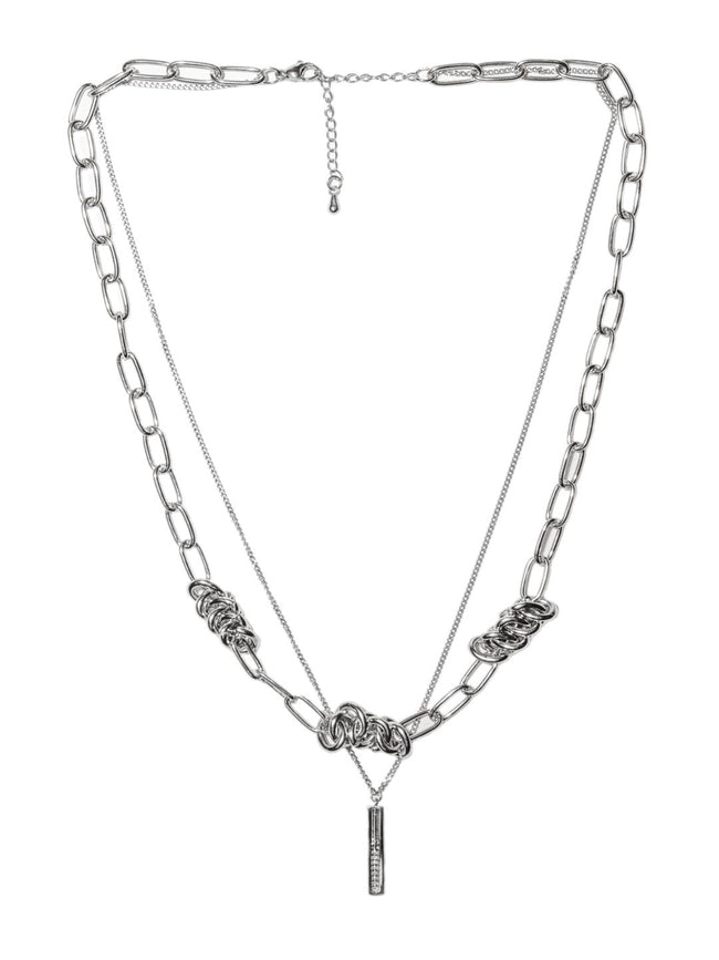 Bellofox Zircon Bar Chains Necklaces