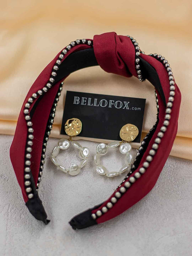 Bellofox Hair Accessories & Earrings Combo Combo