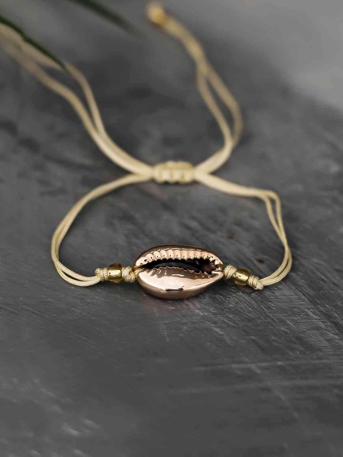 Golden Cowrie Shell Necklace – Bare Soul Shop