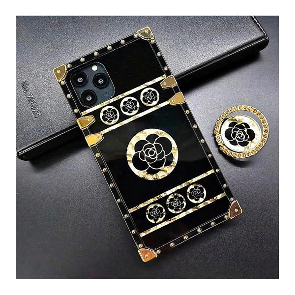 Luxury Flower Case Square Cover