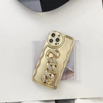 Luxury Sparkling Glitter Bracelet Plating Rhombus Case