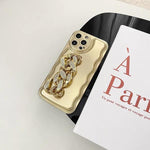 Luxury Sparkling Glitter Bracelet Plating Rhombus Case