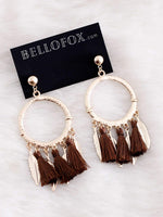 Bellofox Tassel Feathers Earrings
