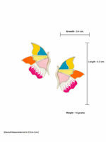 Multicolor Butterfly Earring - Bellofox