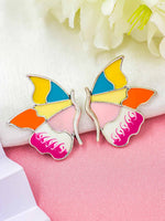 Multicolor Butterfly Earring - Bellofox