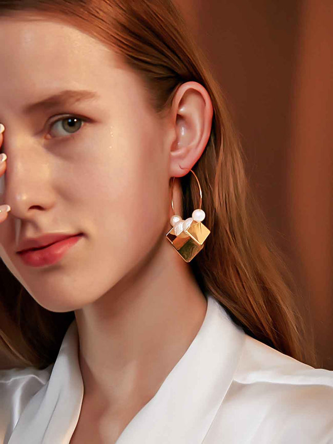 Christine Pearl Earring Earrings - Bellofox