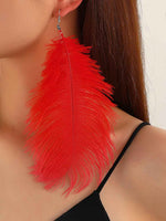 Lisinska Feather Earring Earrings - Bellofox
