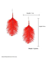 Lisinska Feather Earring Earrings - Bellofox